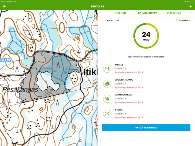 UPM Metsä – Metsänarvolaskuri App Storessa