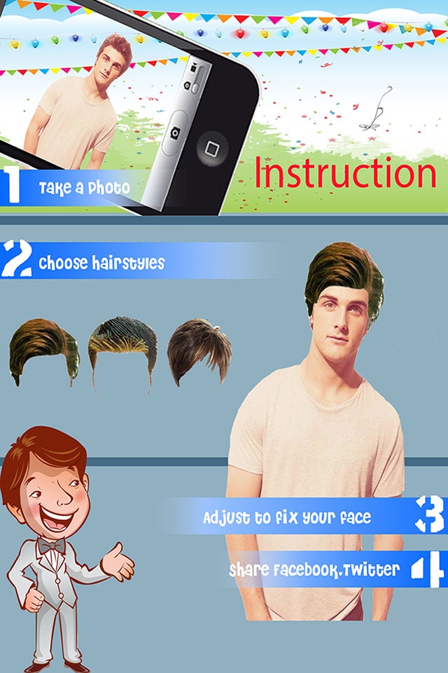 Hairstyles Makeover Booth screenshot 4