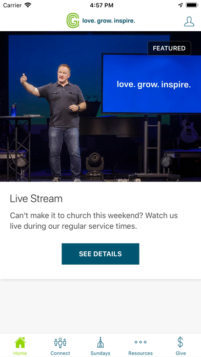 Greenwood Christian Church Screenshot