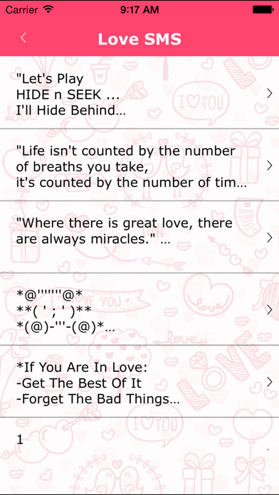 Screenshot #3 pour Beautiful Love SMS and Likee