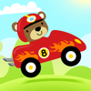 Free games for kids toddlers girls boys Baby game 1 2 3 4 5 year olds ABC learning animal sounds app - Baby Games: Race Car artwork