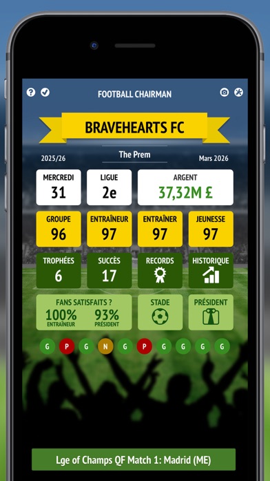 Screenshot #2 pour Football Chairman Pro