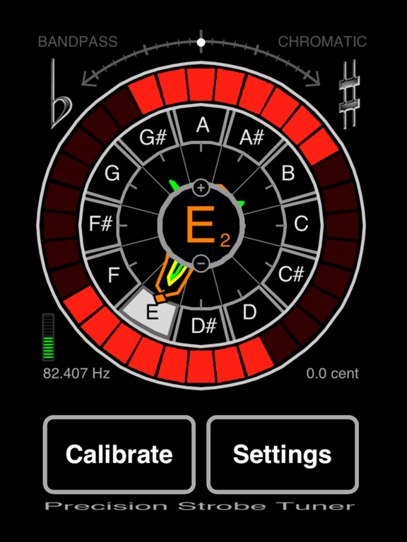 Precision Strobe Tuner screenshot