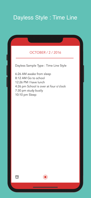 ‎Dayless - Simple Diary App Screenshot