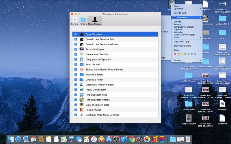 Screenshot #3 pour Wise Menu