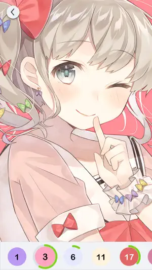 Anime Paint - Color By Number screenshot 1