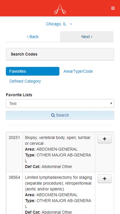 ACGME Case Logs Screenshot