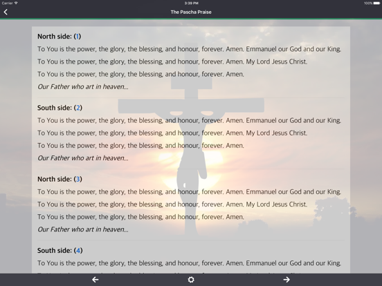 The Rite of Passion Week iPad screenshot 4 - Reference app