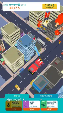 Game screenshot Idle Firetruck apk