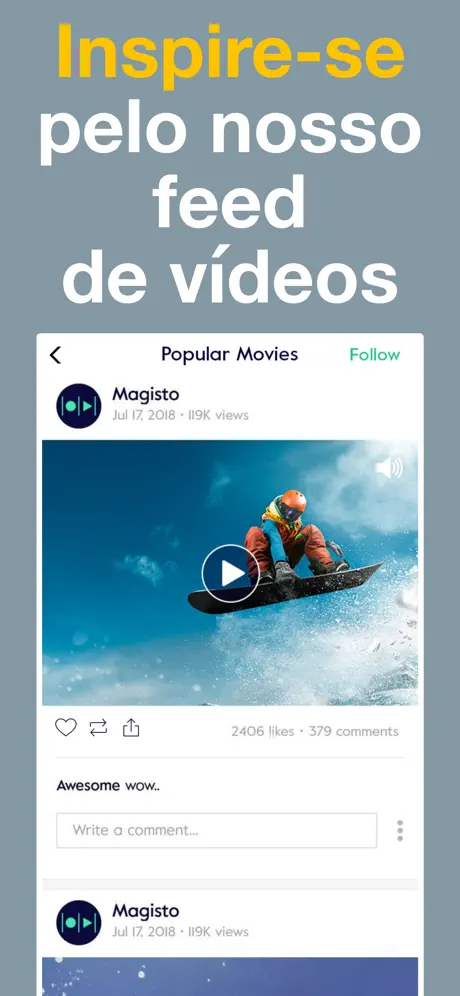 Magisto - Editor de Vídeo