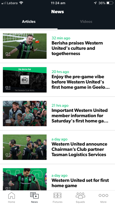 Western United FC Official App screenshot 2