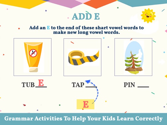 Kids Grammar and Vocabulary iPad screenshot
