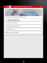buscador de centros sanitarios ipad capturas de pantalla 3