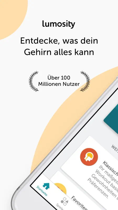 Lumosity Tägliche Gehirnspiele screenshot 1 of 8
