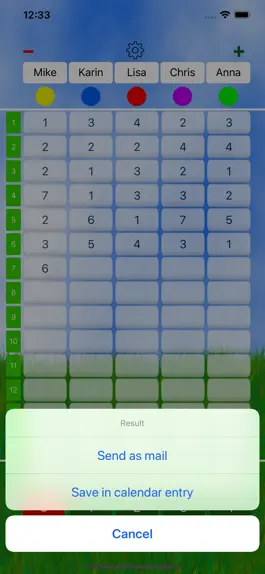 Game screenshot Mini Golf Score Card hack
