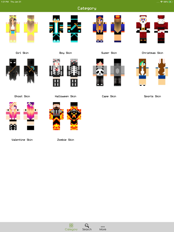 Screenshot #4 pour Skins for Minecraft PE and PC