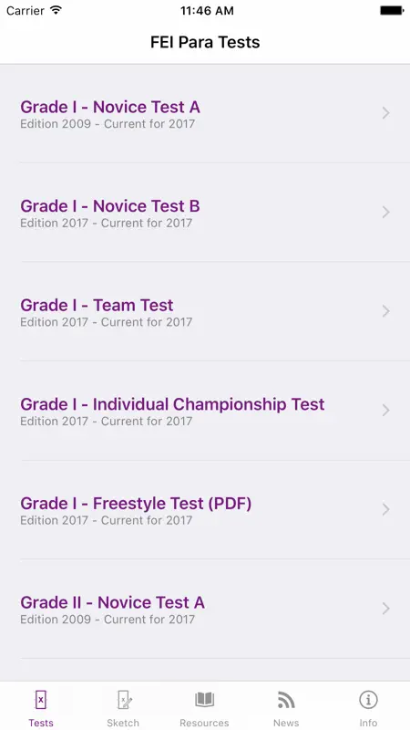 FEI EquiTests 4 - ParaDressage screenshot 1 of 5