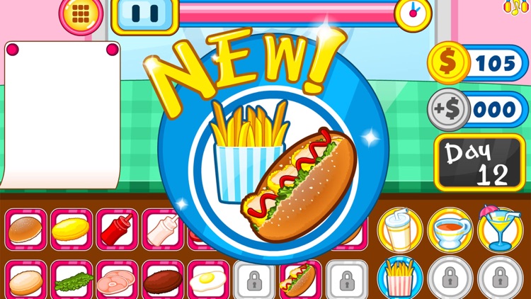 Burger shop fast food