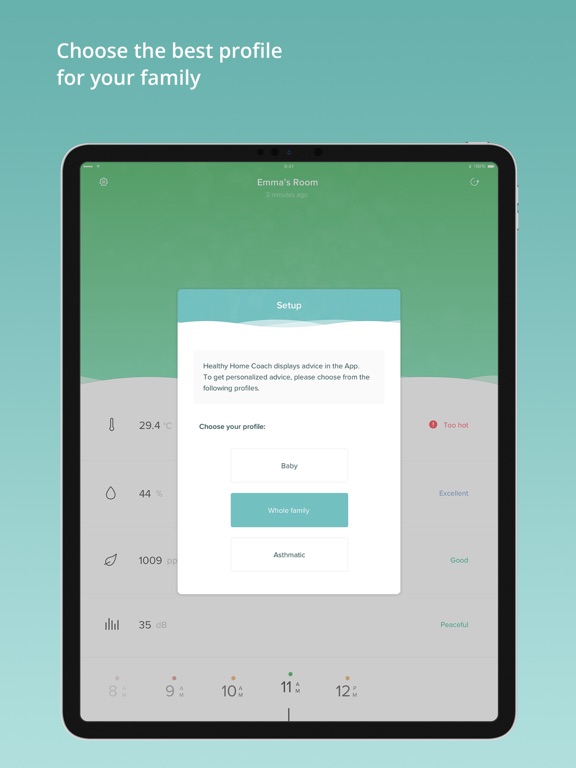 Healthy Home Coach iPad screenshot 5 - Health & Fitness app