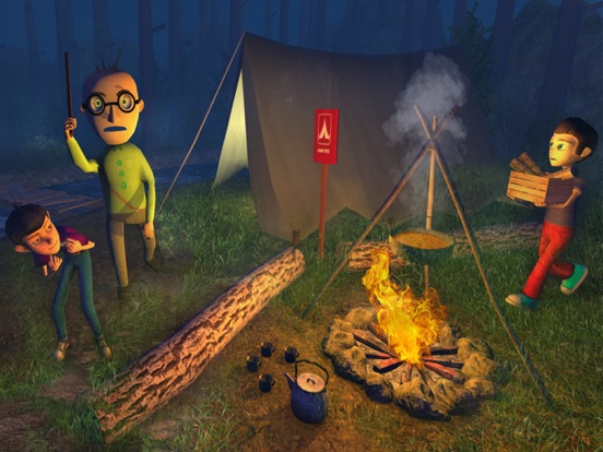 Screenshot #1 for Camping with Scary Teacher