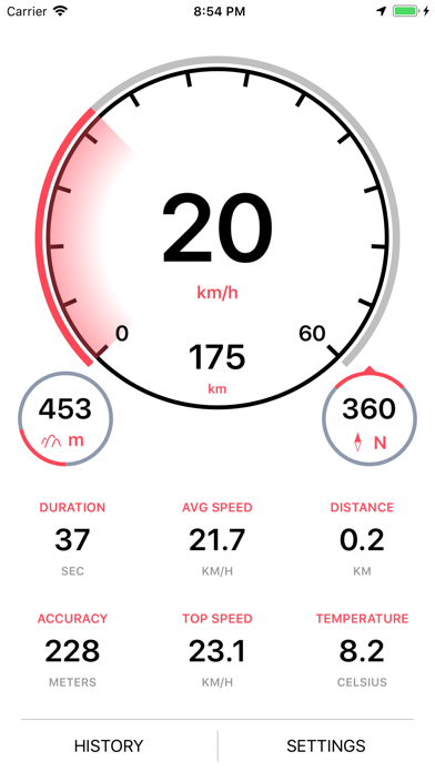 Speedboard - GPS speedometer Screenshot