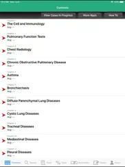 pulmonary disease board review ipad bildschirmfoto 2