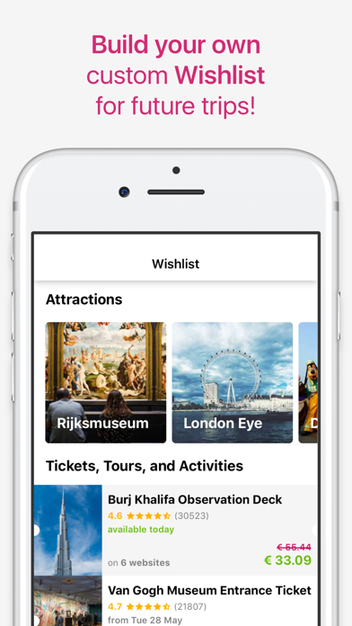 TicketLens: Tours & Activities Screenshot
