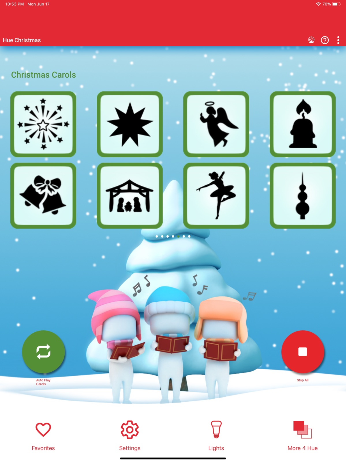 Hue Christmas for Philips Hue ipad screenshot 2