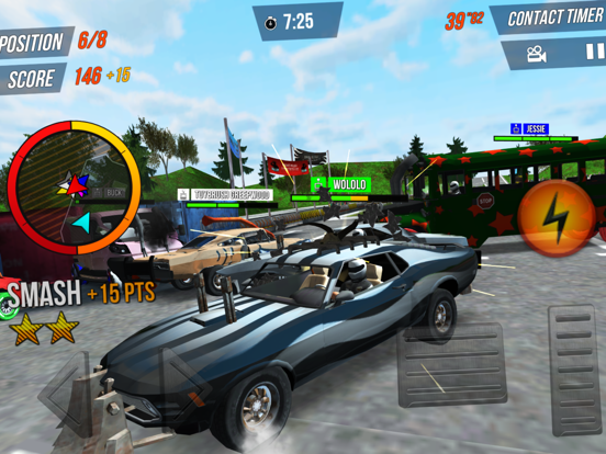 Demolition Derby Multiplayer iPad app afbeelding 1