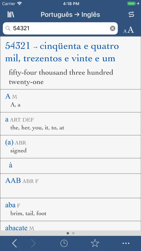 Collins Português-Inglês screenshot 3 of 3