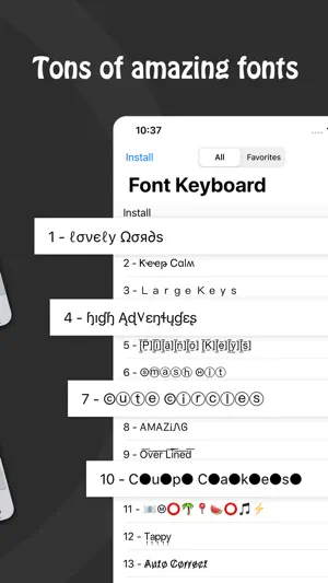 Fonts & Big Emojis for iPhones screenshot 3