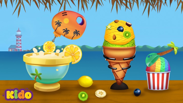 Ice Cream Making Game For Kids screenshot-4