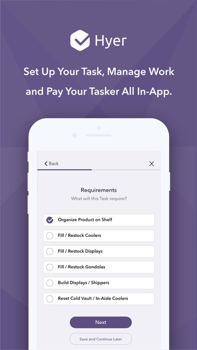 Hyer Job Search Screenshot