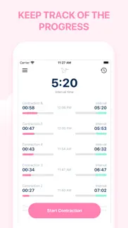 storky - contraction timer iphone resimleri 3