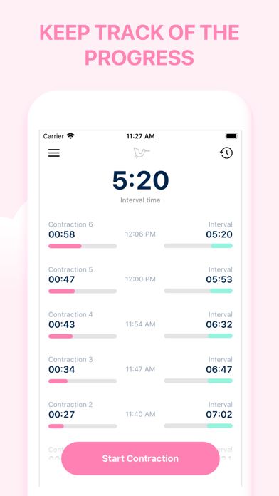 Storky - Contraction Timer Screenshot