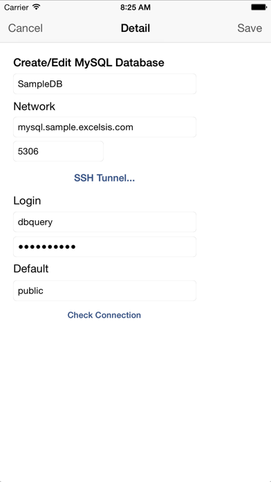 MySQL QueryDB Client Screenshot