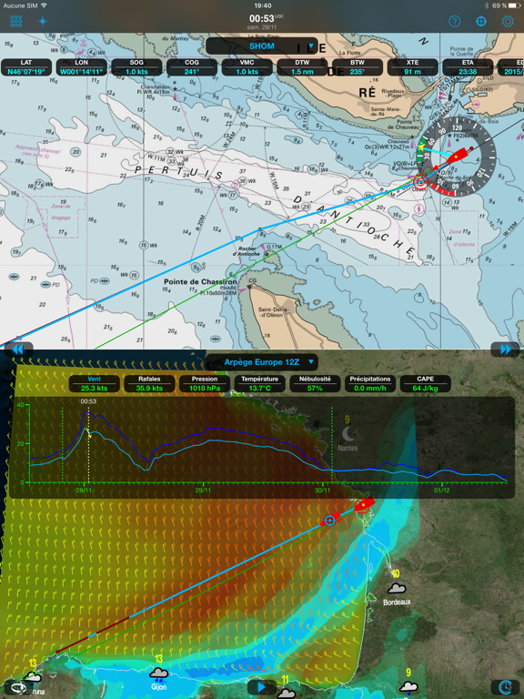 Screenshot #5 pour Weather4D Routing & Navigation