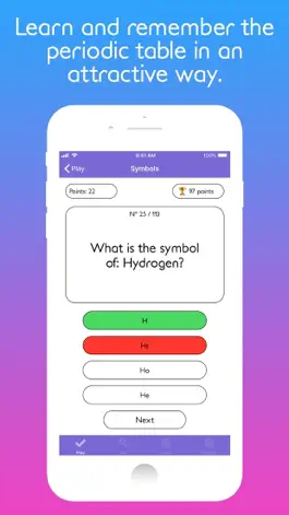 Game screenshot Quimy - Periodic Table apk