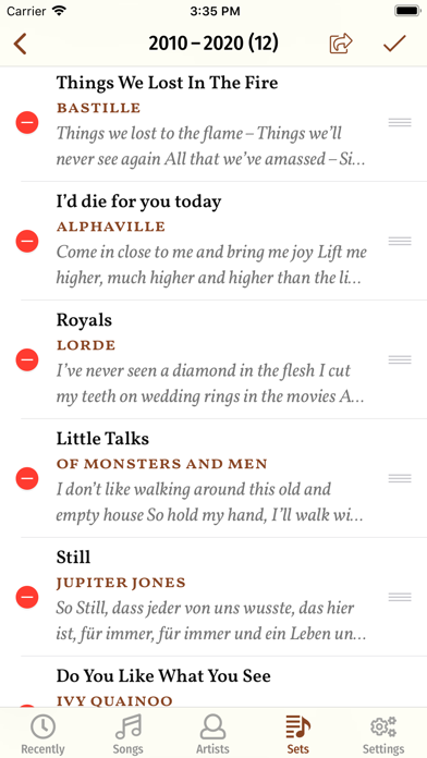 Song Book Pro Screenshot