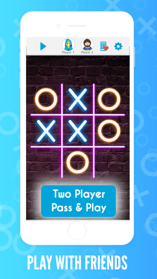 #4. Tic Tac Toe OXO - 2 Player (iOS) 由: Do More Mobile, LLC.