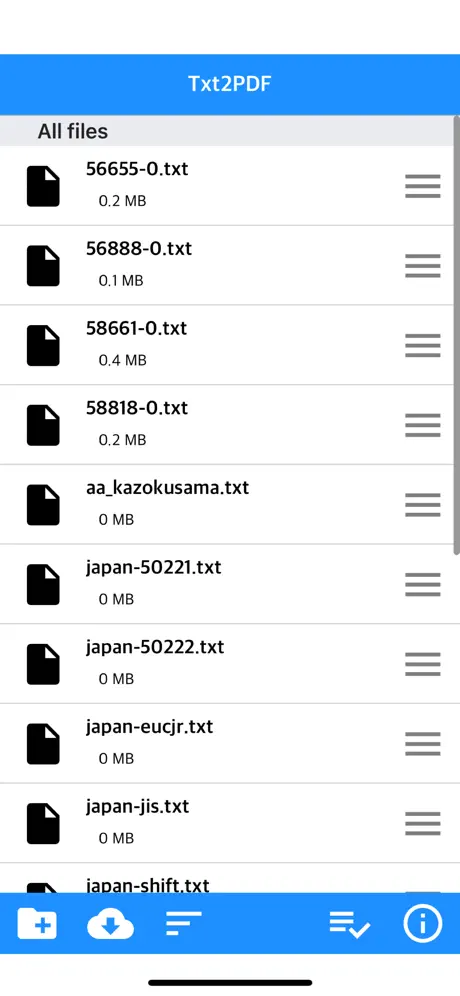 Txt2PDF - 텍스트 파일을 PDF 로 변환
