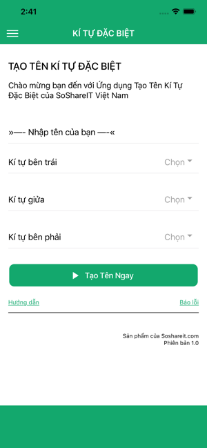 Kí Tự Đặc Biệt SoShareIT(圖4)-速報App