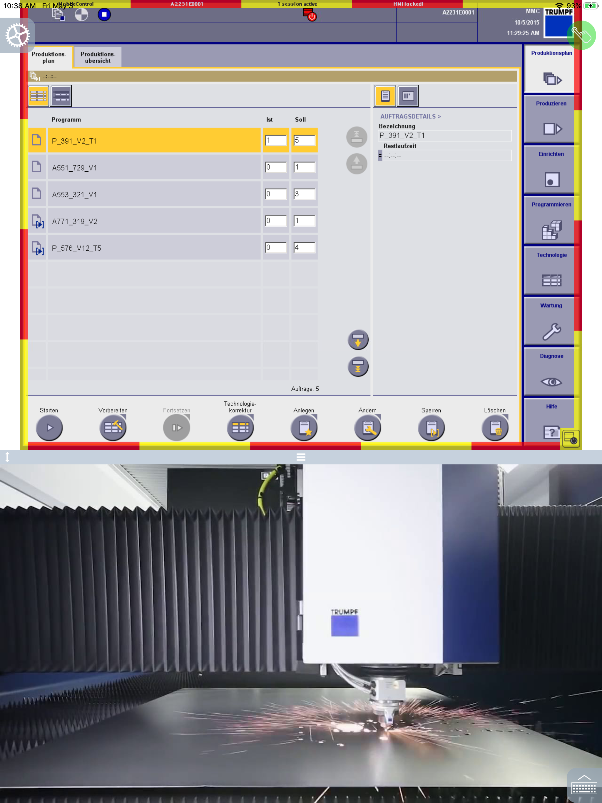 MobileControl App