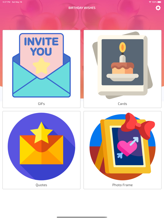 Screenshot #4 pour Birthday Photo Frames & Cards
