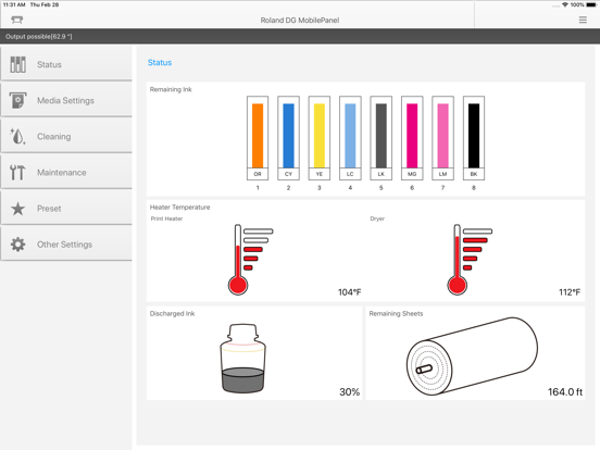 Screenshot #5 pour Roland DG Mobile Panel 2
