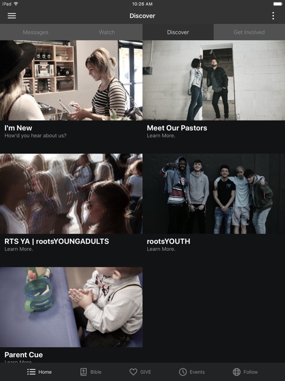 Roots | App iPad screenshot 2 - Lifestyle app