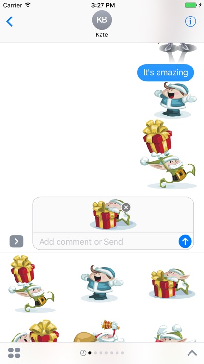 FunnyChristmasSticker