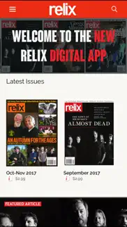 relix magazine iphone screenshot 1
