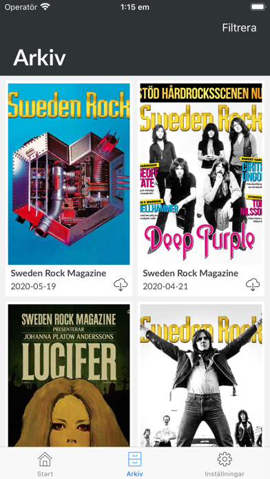 Sweden Rock Magazine Screenshot