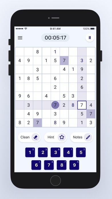 Sudoku Classic Puzzle Games Screenshot